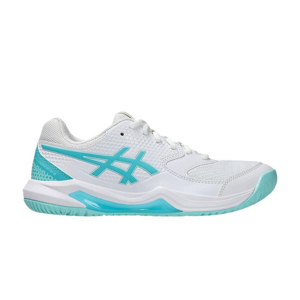 ASICS Wmns Gel Dedicate 8 'White Energy Aqua' | Women's Size 11.5 - 1042A236-102