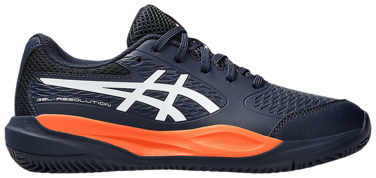 Asics Gel Resolution X Clay GS Midnight White