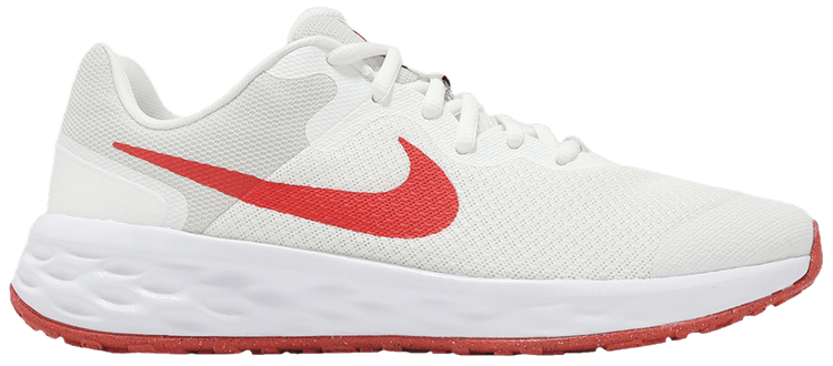 Nike Revolution 6 GS Summit White Track Red