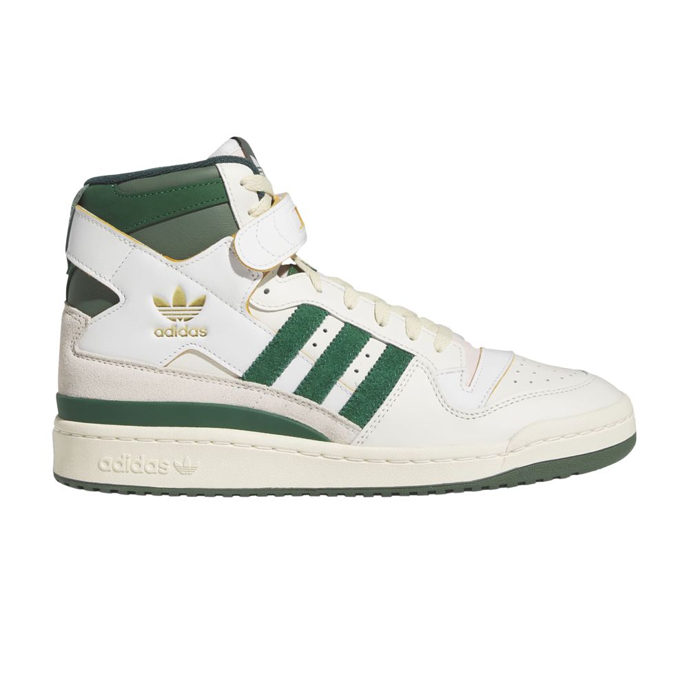 adidas Forum 84 High 'Off White Team Dark Green' | Cream | Men's Size 3.5 - GW4328