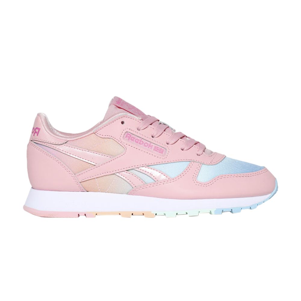 Pre-owned Reebok Classic Leather J 'pink Gradient' | Kid's Size 6.5
