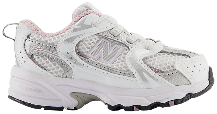 New Balance 530 Bungee Toddler White Mid Century Pink