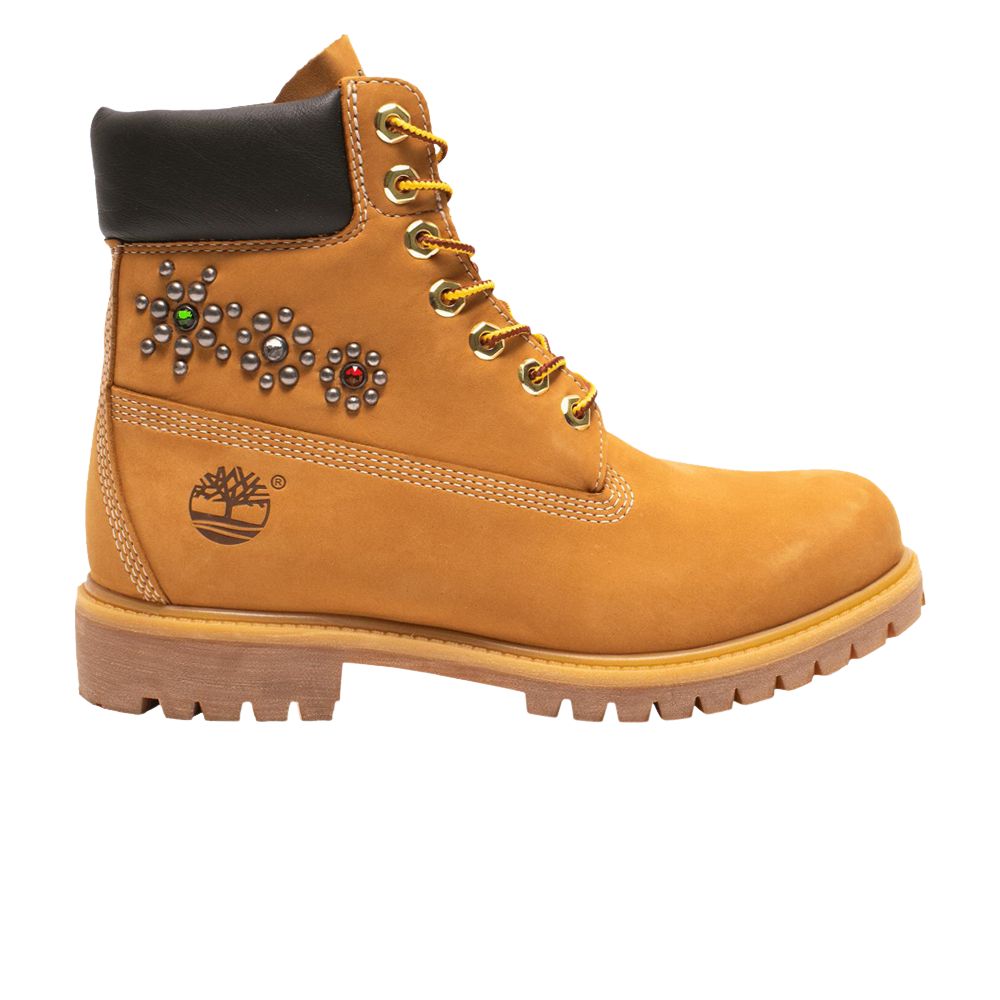 Pre-owned Timberland One Block Down X Hollywood Trading Company X 6 Inch Premium Boot 'wheat' | Tan | Men's Si