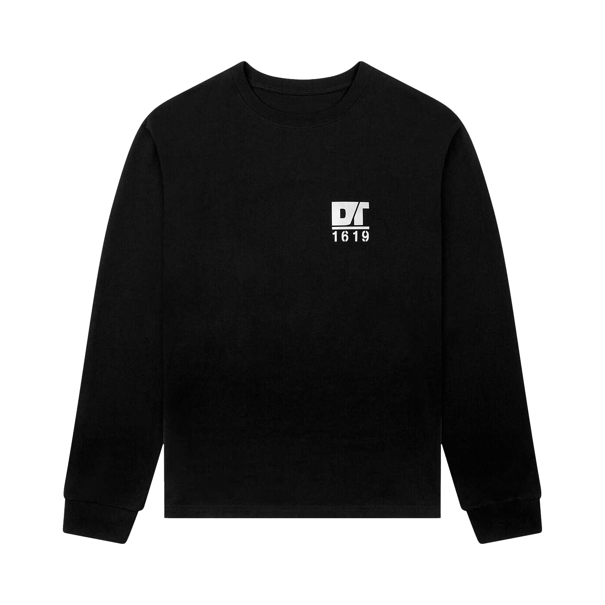 Pre-owned Denim Tears Dt Outdoor Long-sleeve Tee 'black' | Men's Size Xl