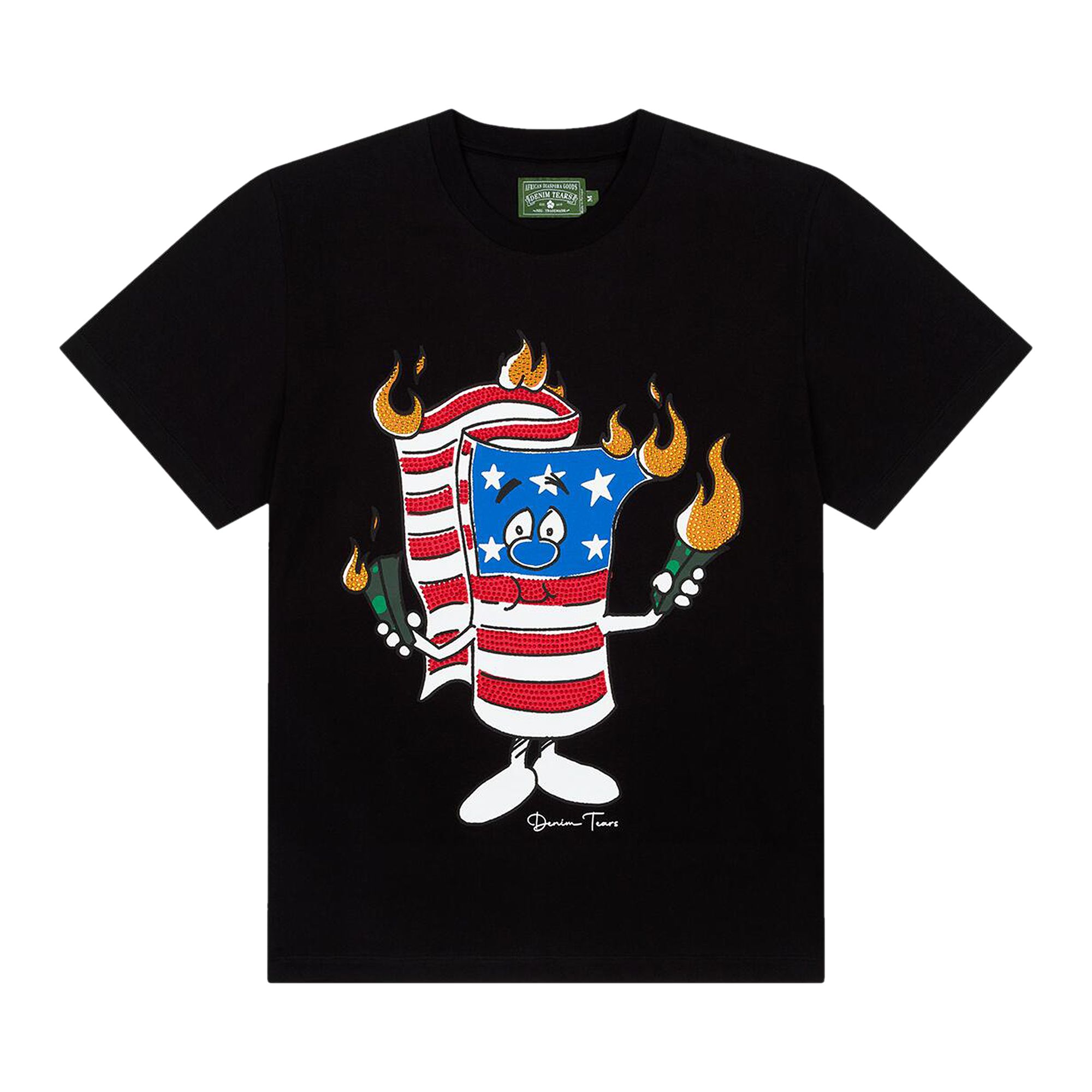 Pre-owned Denim Tears Firecracker Tee 'black' | Men's Size L