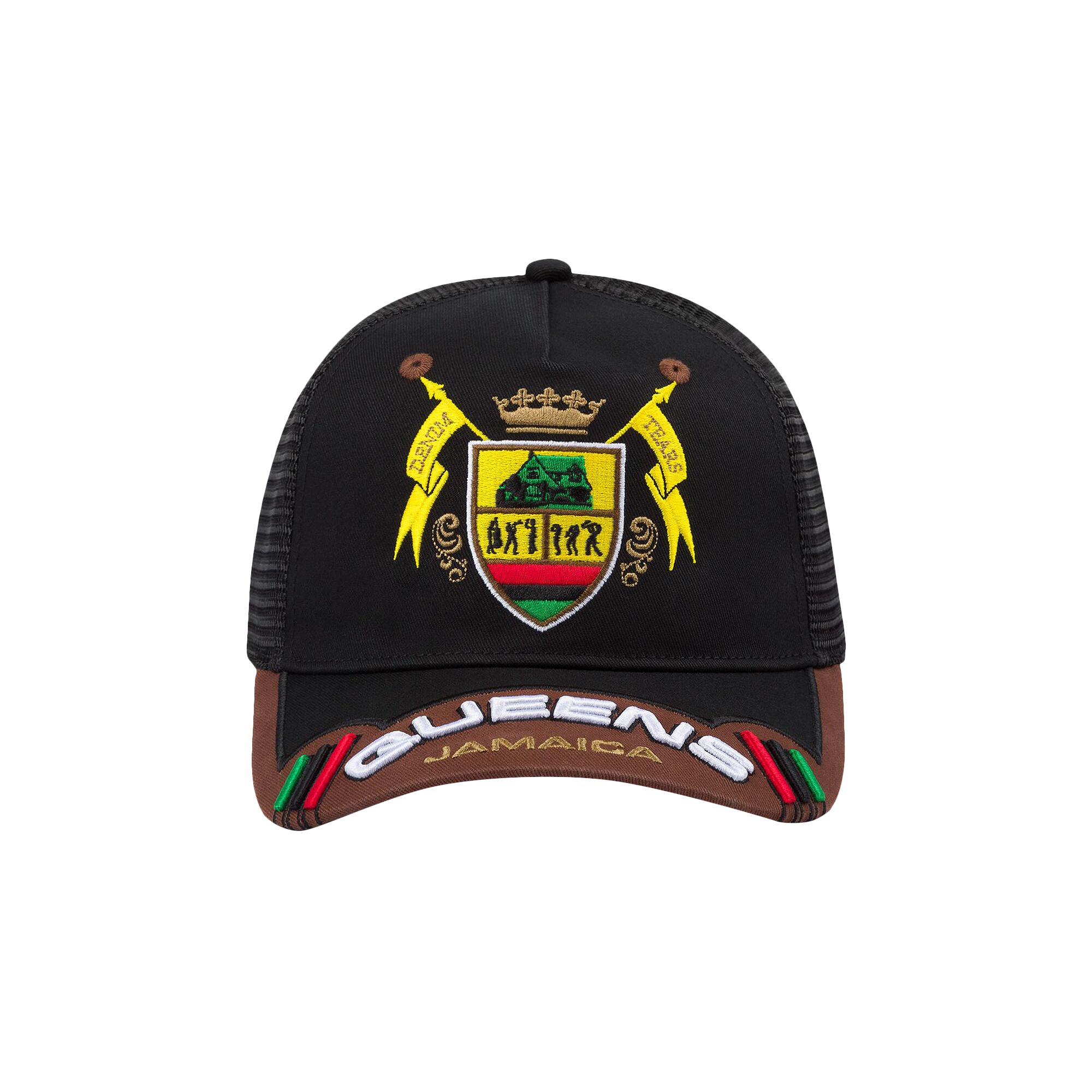 Pre-owned Denim Tears Jamaica Queens Jazz Hat 'black' | Men's Size Onesize