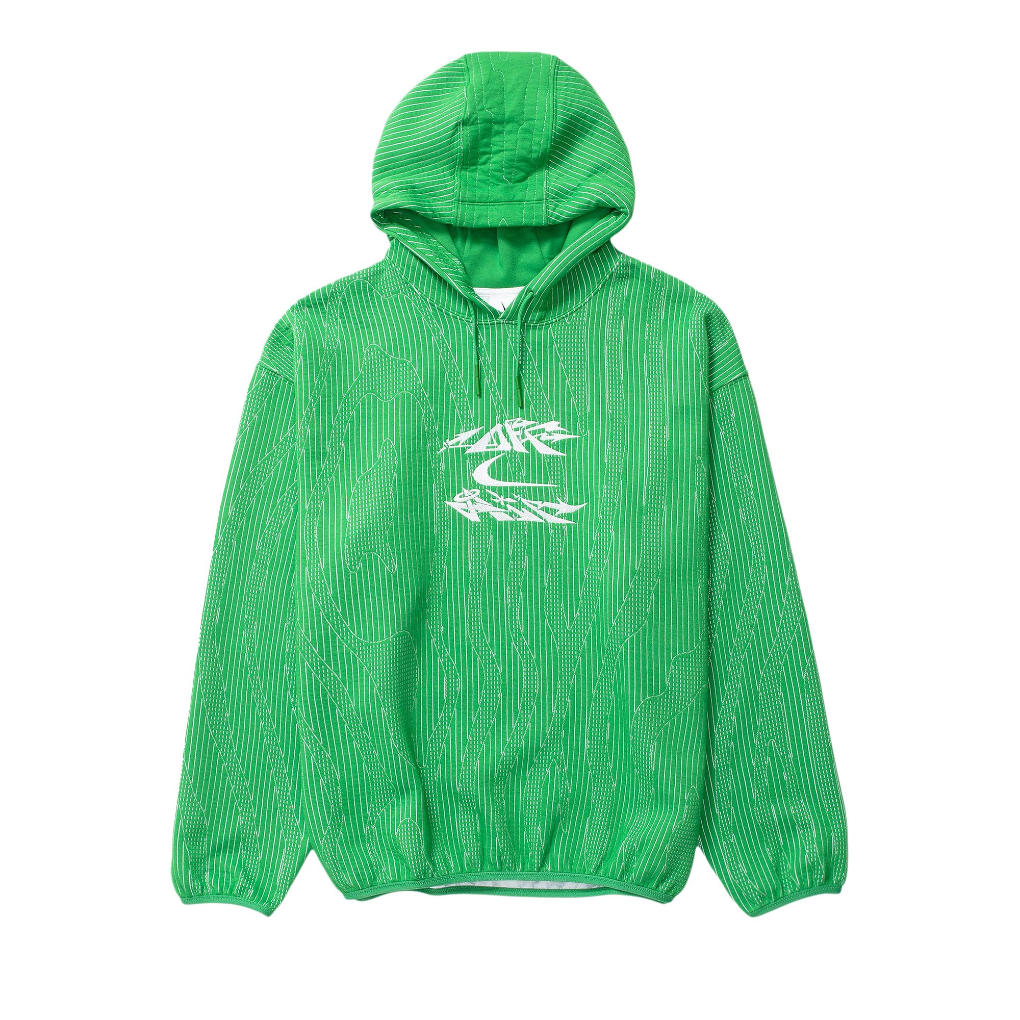 Pre-owned Nike Off-white X  Nrg Engineered Hoodie 'kelly Green' | Men's Size S