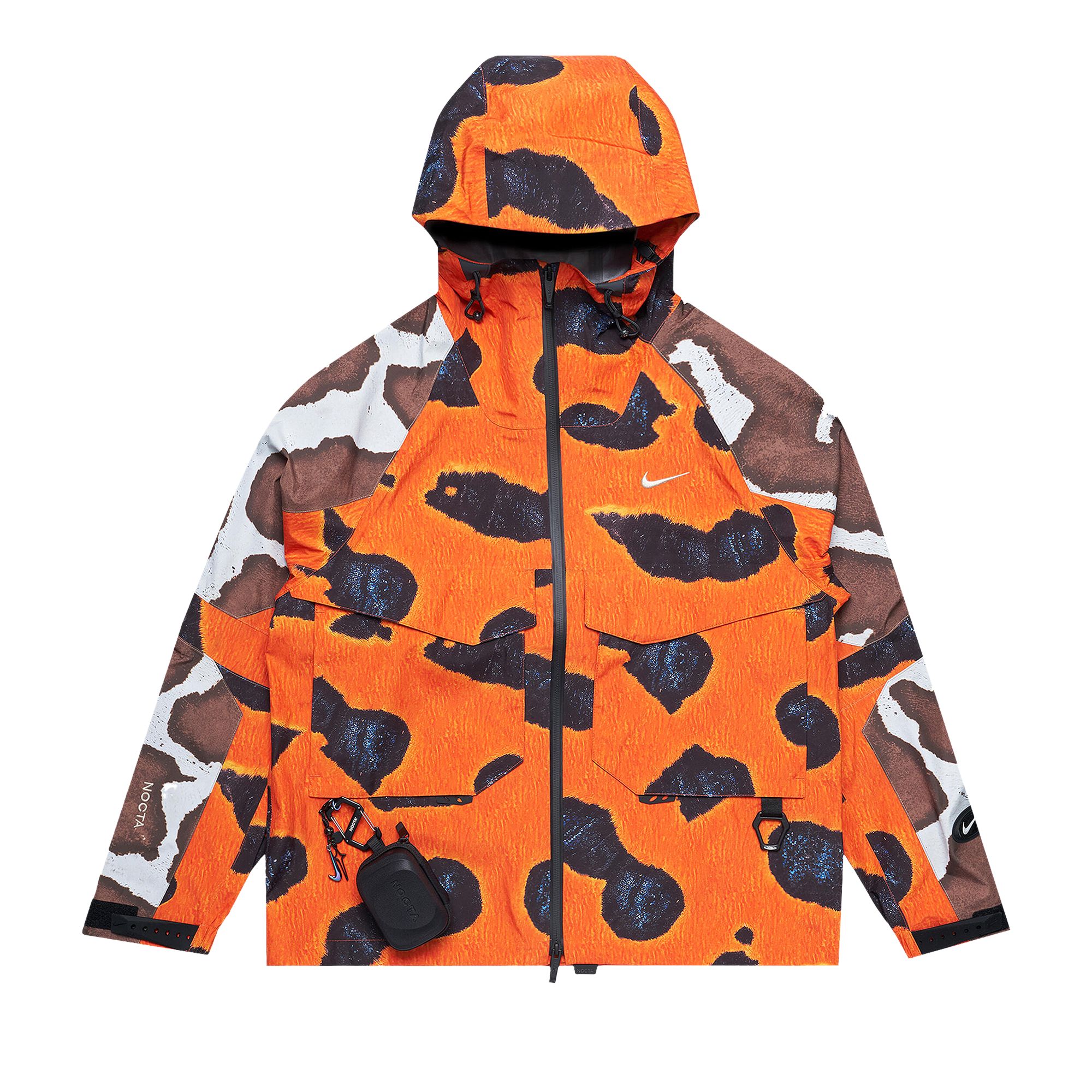 Pre-owned Nike Nocta Opal Tech Gore-tex Jacket 'safety Orange' | Men's Size Xs