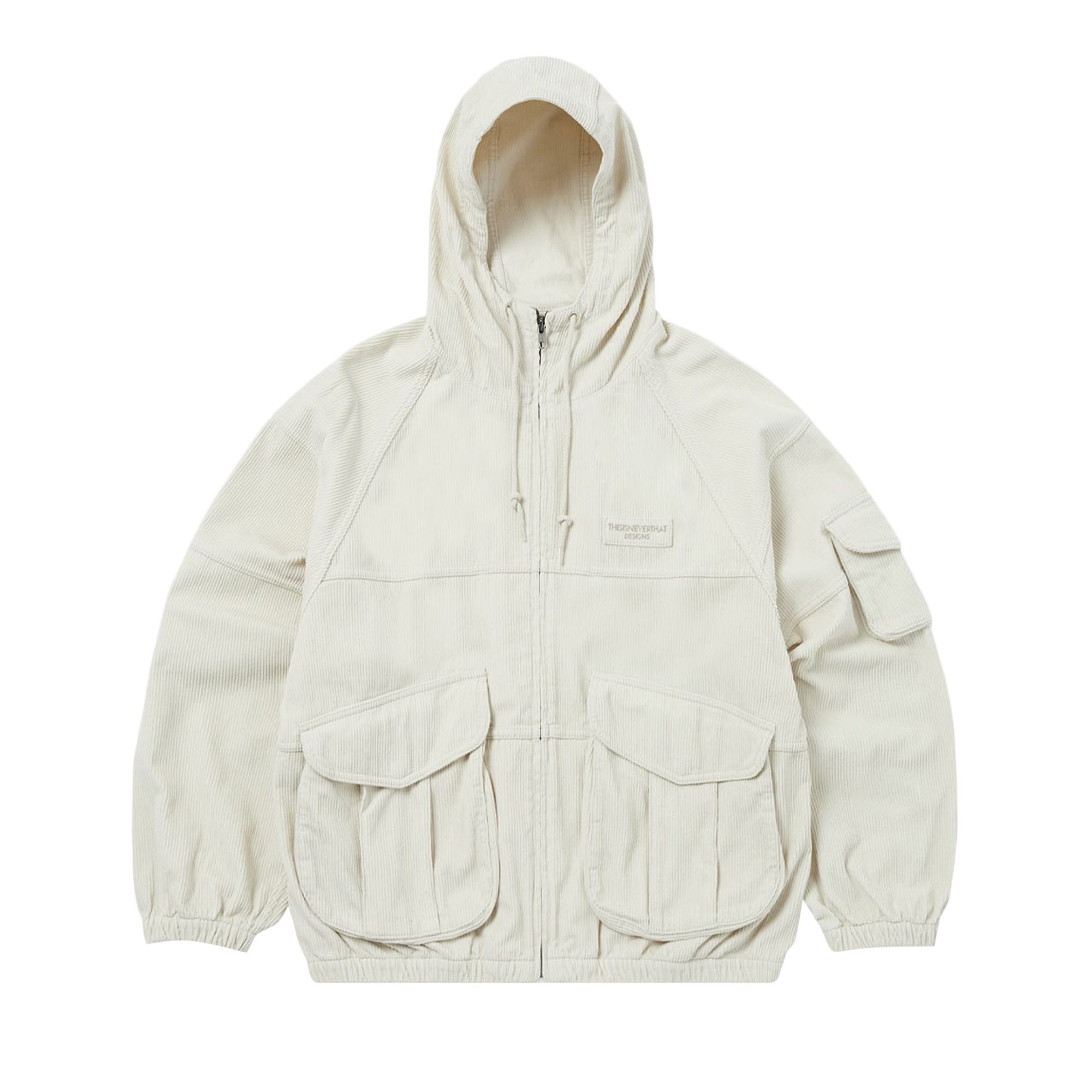 Pre-owned Thisisneverthat Corduroy Field Jacket 'stone' | Grey | Men's Size S