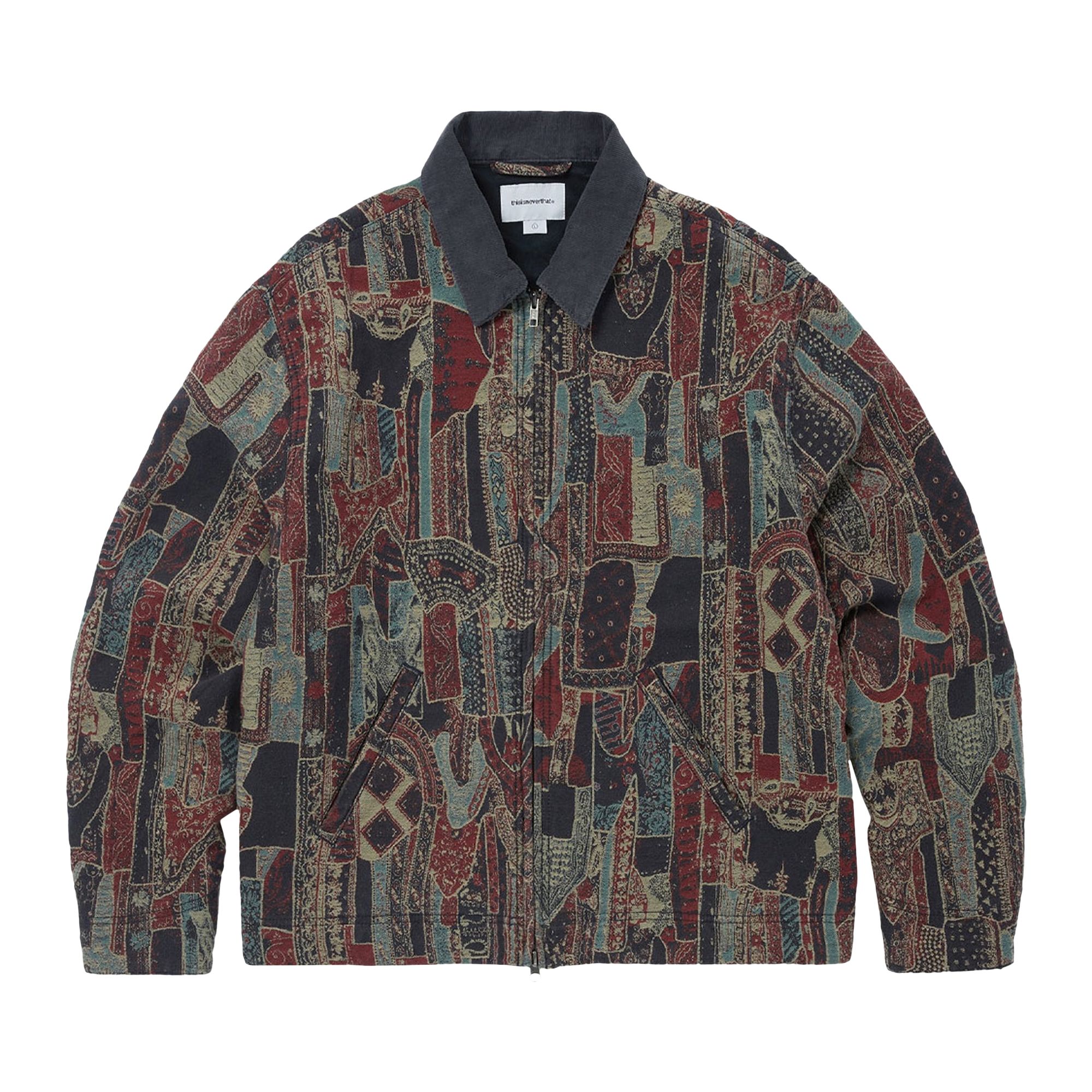 Pre-owned Thisisneverthat Crazy Work Jacket 'multicolor' | Multi-color | Men's Size L