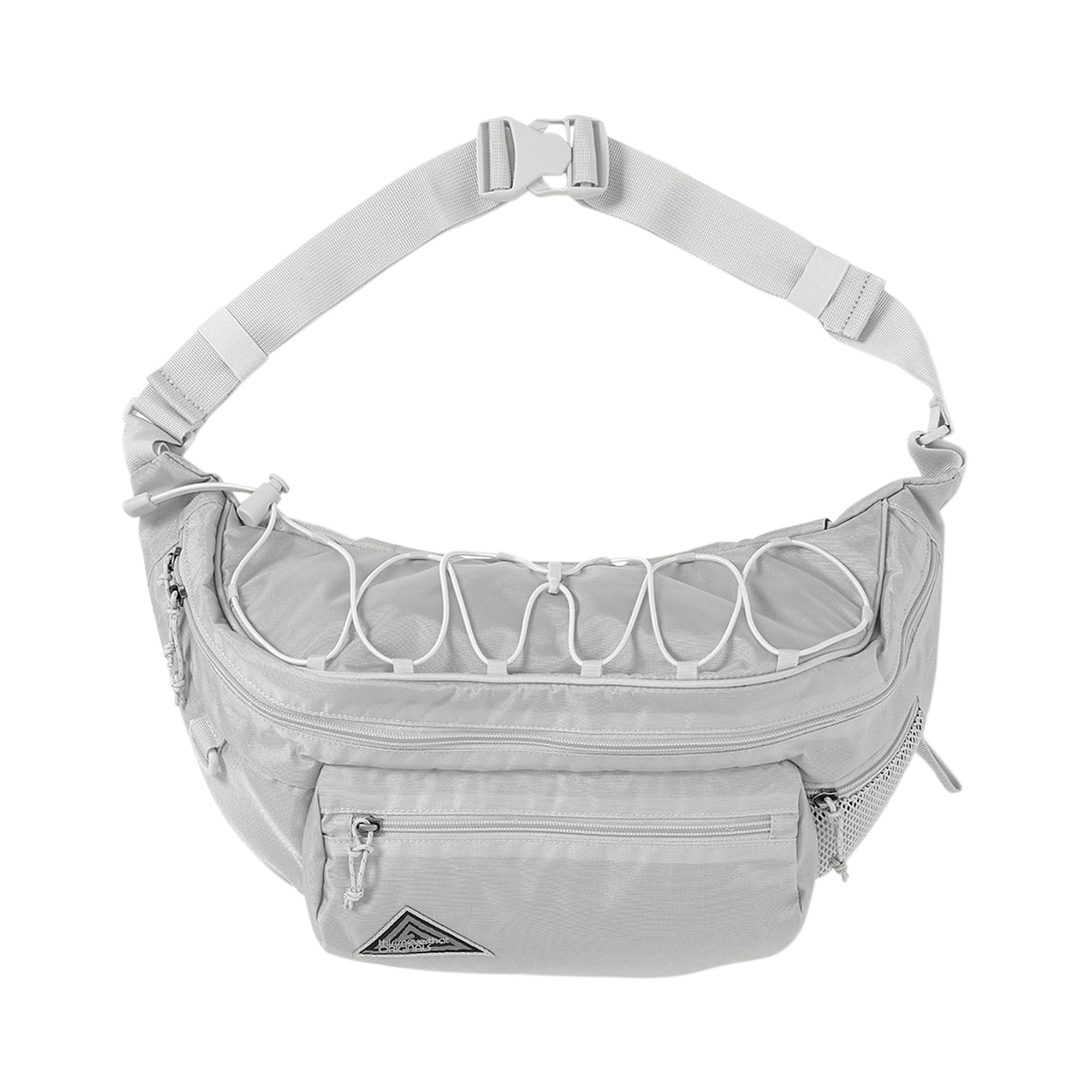 Pre-owned Thisisneverthat Washed Nylon Lumbar Pack 'cream' | Men's Size Onesize