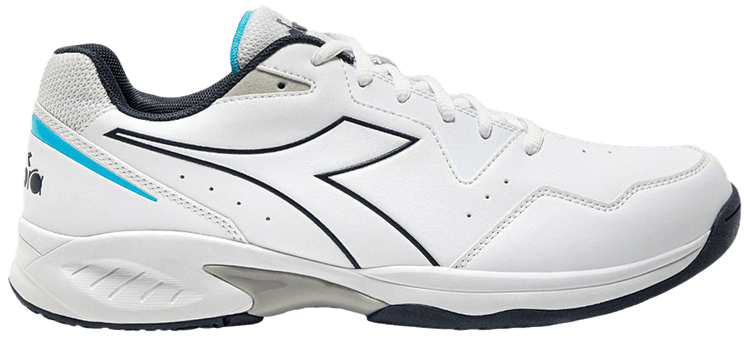 Diadora Volee 6 White Blue Corsair