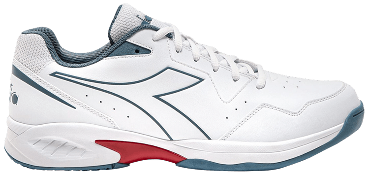 Diadora Volee 6 White Oceanview Salsa