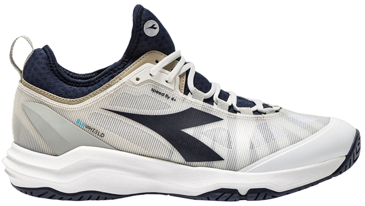 Diadora Speed Blushield Fly 4 AG White Blue Corsair