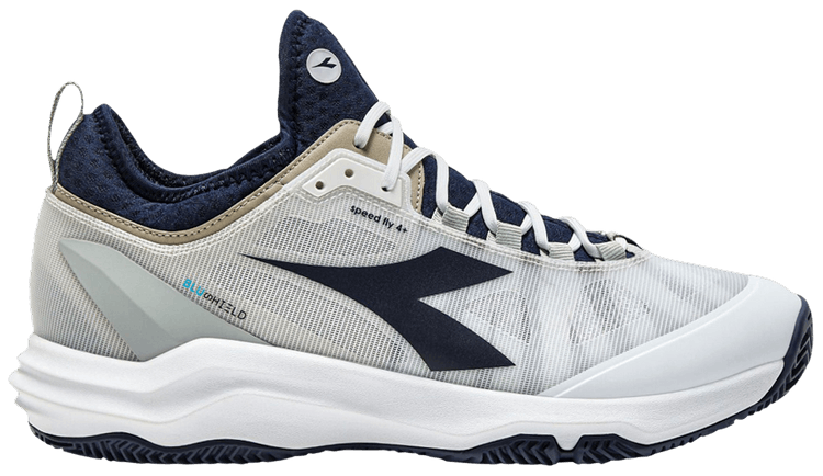 Diadora Speed Blushield Fly 4 Clay White Blue Corsair