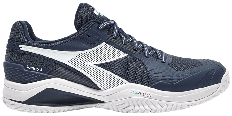 Diadora Blushield Torneo 3 AG Blue Corsair White