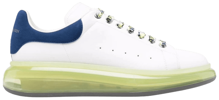 Alexander McQueen Wmns Oversized Sneaker Clear Sole   Indigo Yellow