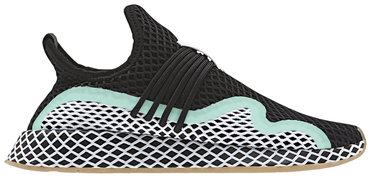 Adidas Wmns Deerupt S Black Clear Mint