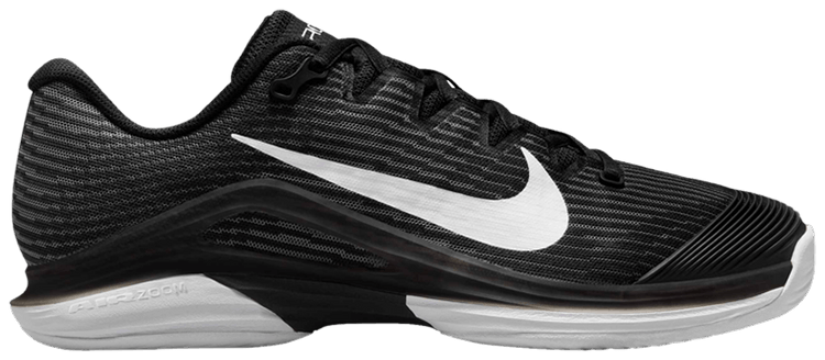 Wmns NikeCourt Air Zoom Vapor 12 HC Black Dark Smoke Grey White