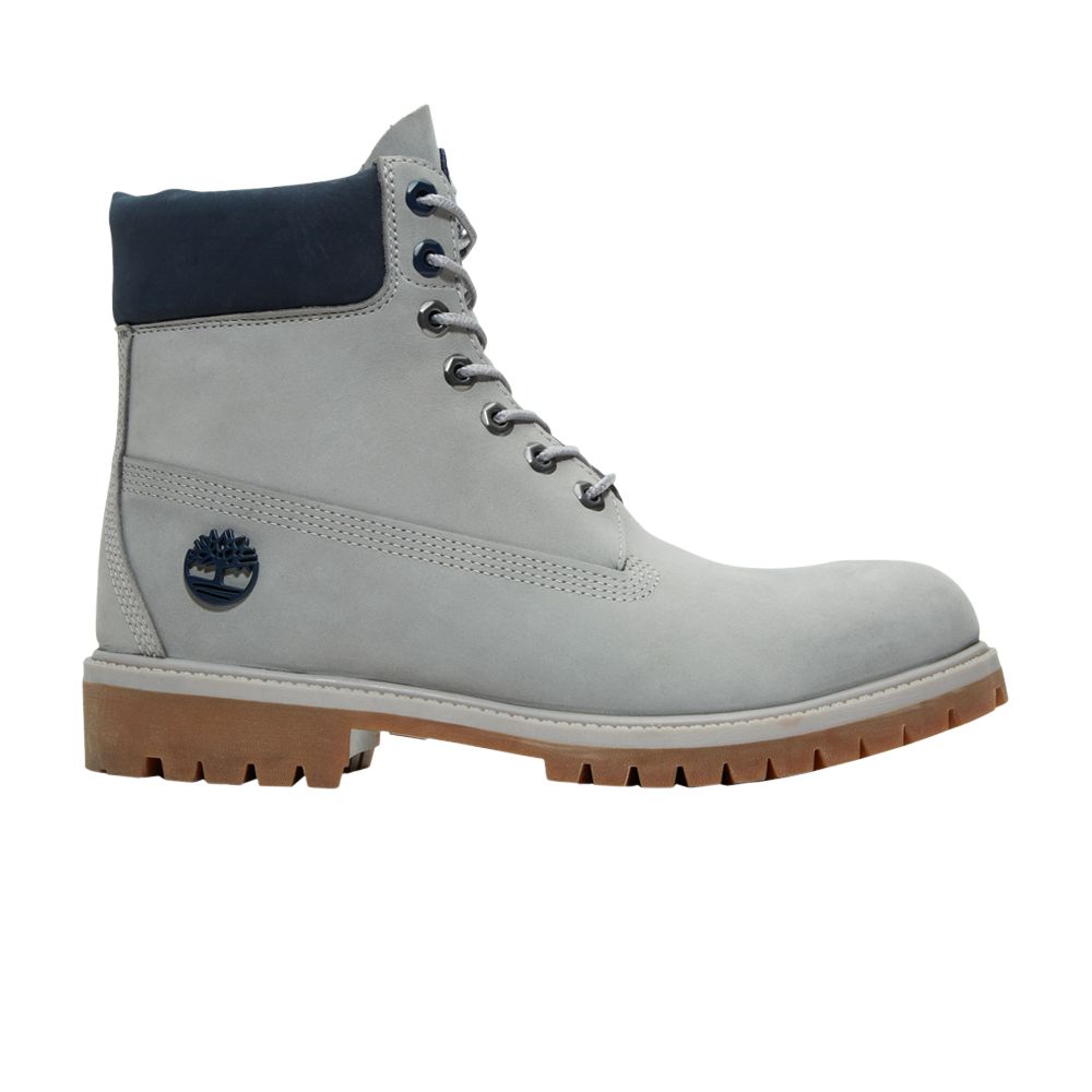 Pre-owned Timberland 6 Inch Premium Boot 'varsity Pack - Medium Grey' | Men's Size 11 In Gray