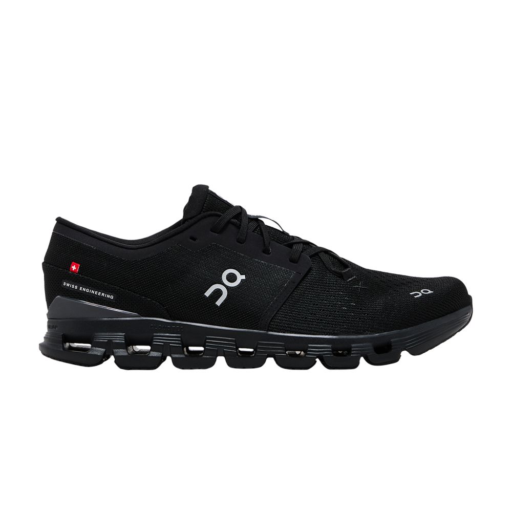 Pre-owned On Cloud X 4 'black Eclipse'