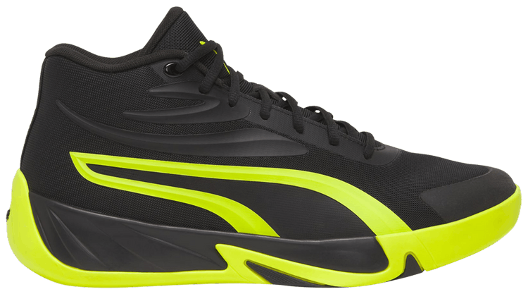 Puma Court Pro Black Electric Lime
