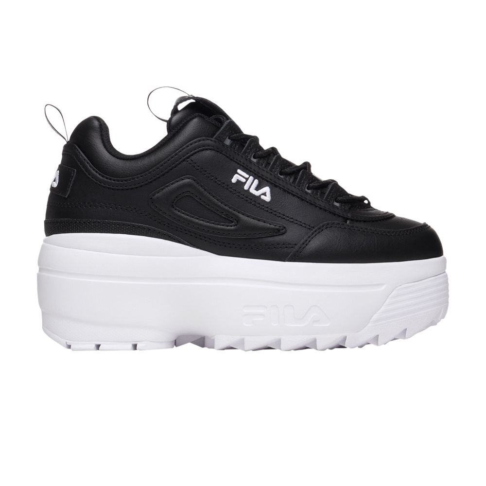 Pre-owned Fila Wmns Disruptor 2 Wedge 'black White' | Women's Size 9
