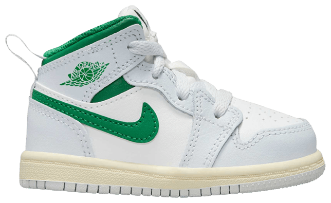 Air Jordan 1 Mid TD Summit White Pine Green