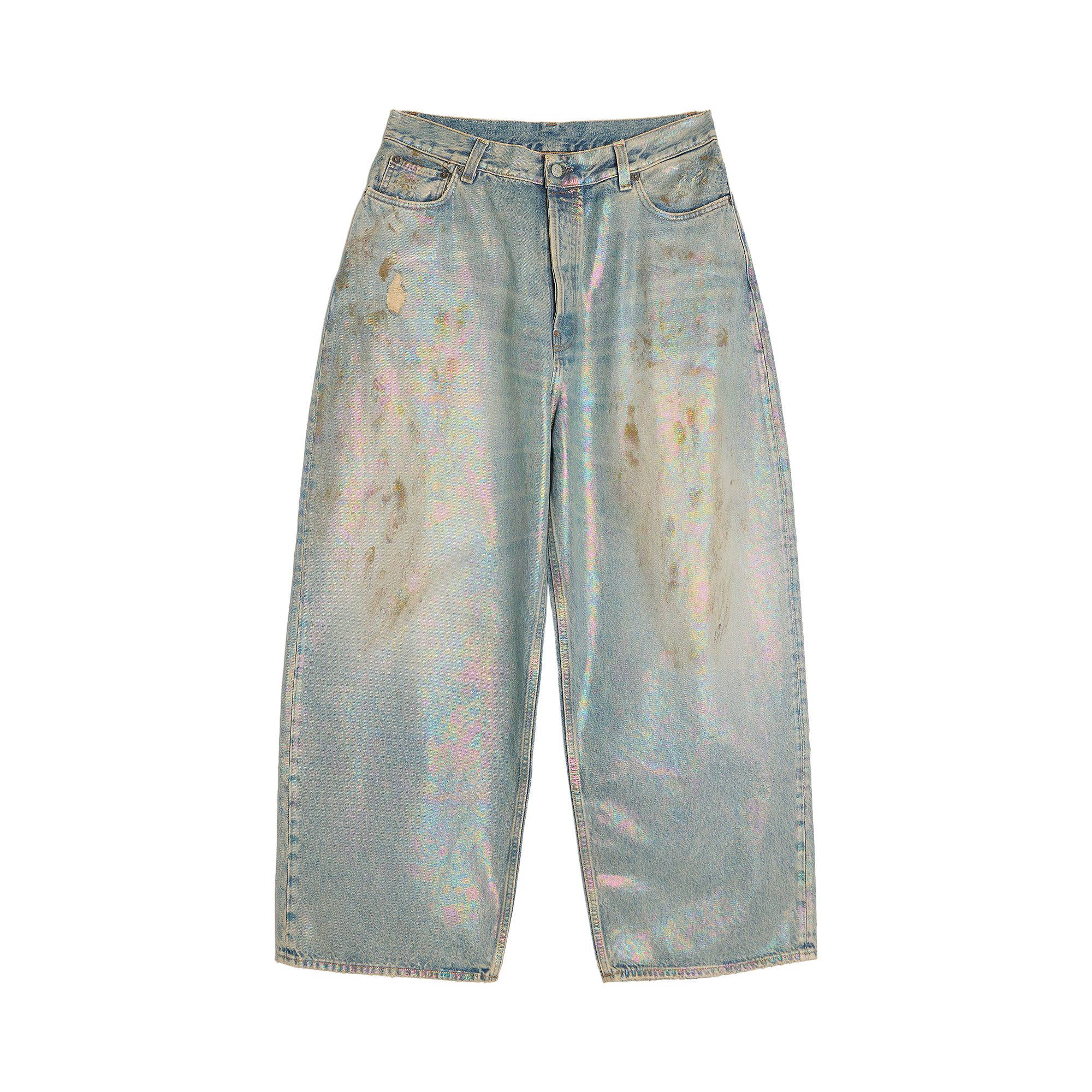 Pre-owned Acne Studios Super Baggy Fit Jeans 'mid Blue' | Men's Size 30