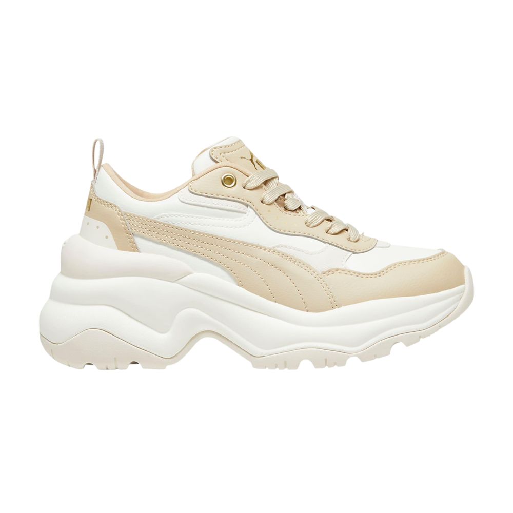 Pre-owned Puma Wmns Cilia Wedge 'warm White Toasted Almond' | Cream | Women's Size 7.5