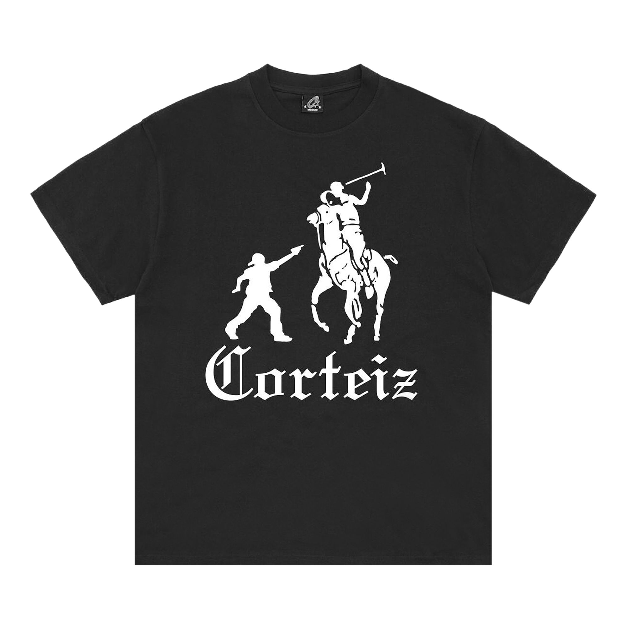 Pre-owned Corteiz Jack Boys Tee 'black/white' | Men's Size L