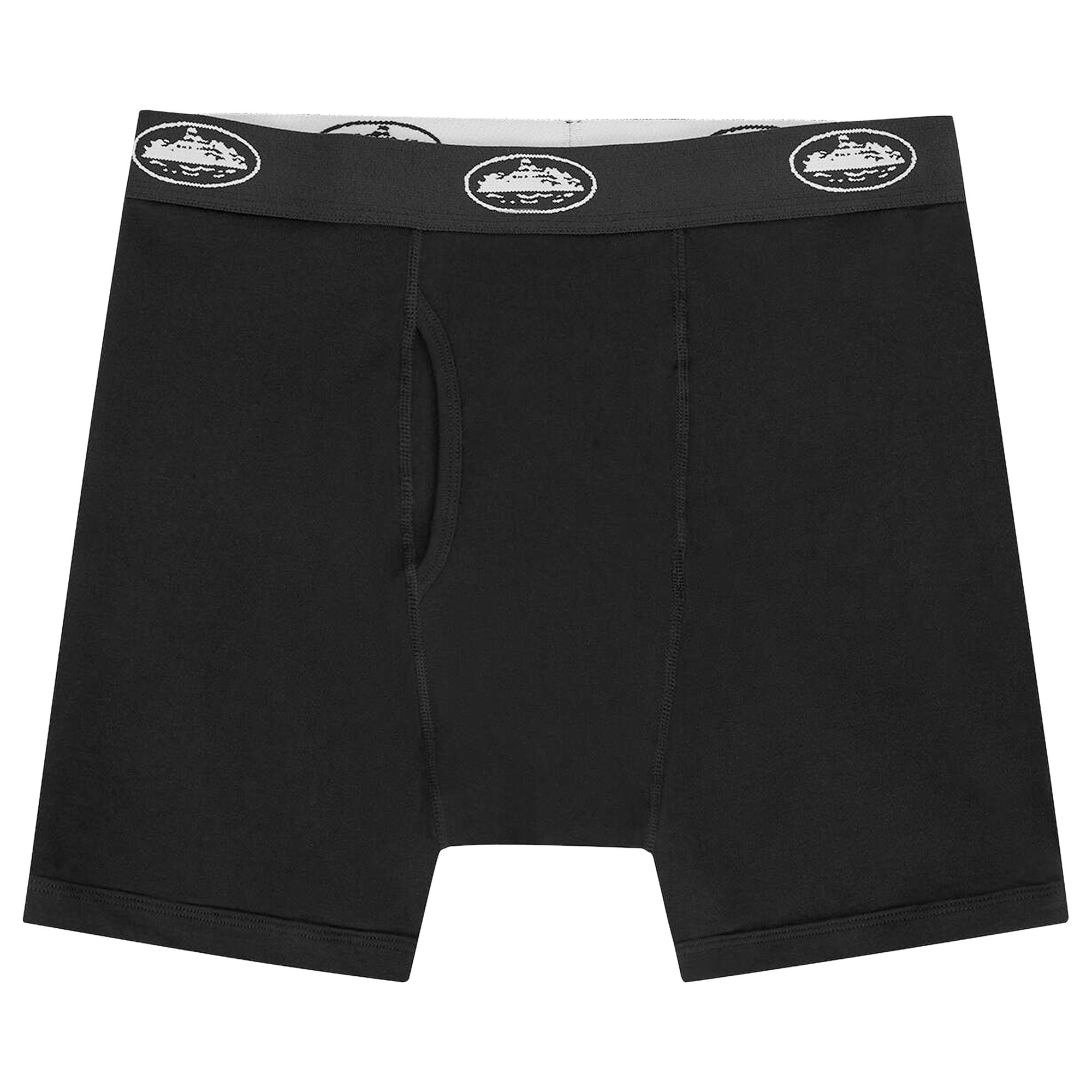 Pre-owned Corteiz Alcatraz Boxers (3 Pack) 'black' | Men's Size L