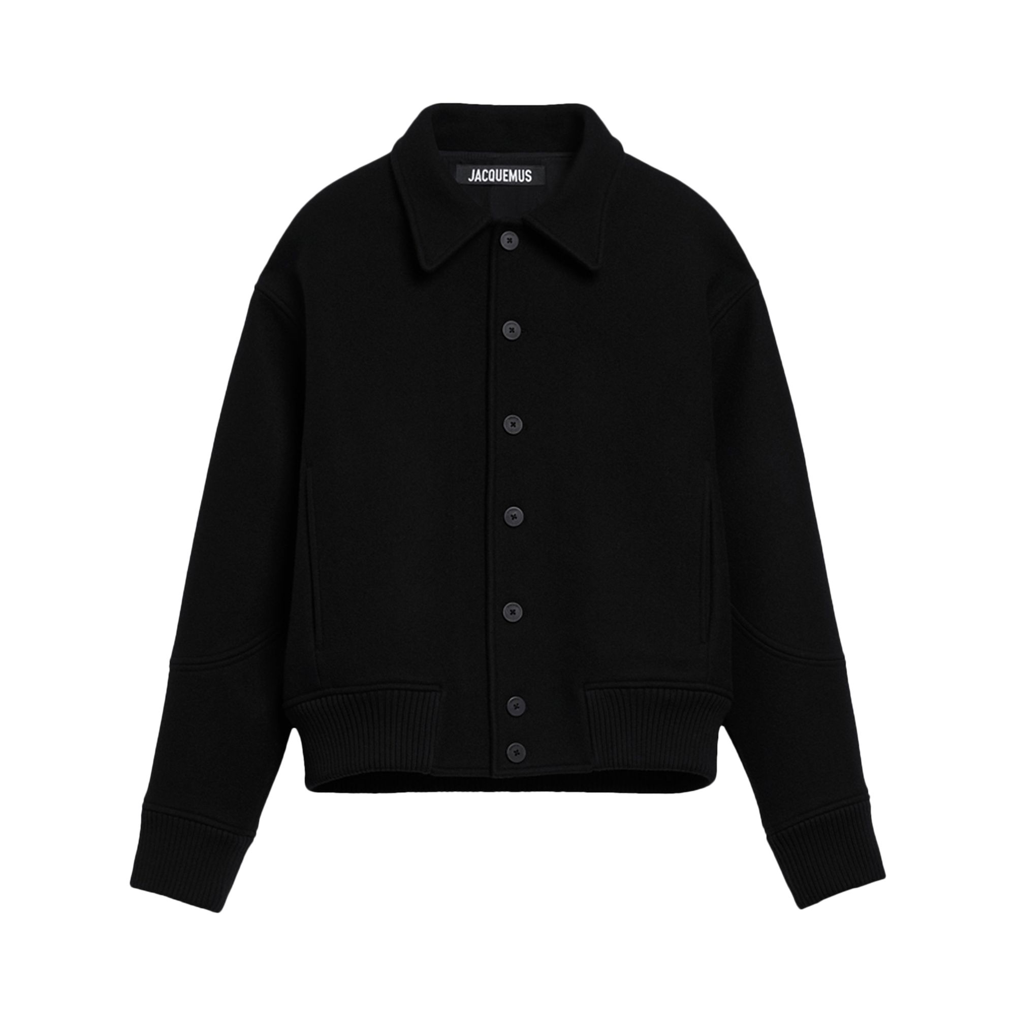 Pre-owned Jacquemus Le Bomber Feltro 'black' | Men's Size 50