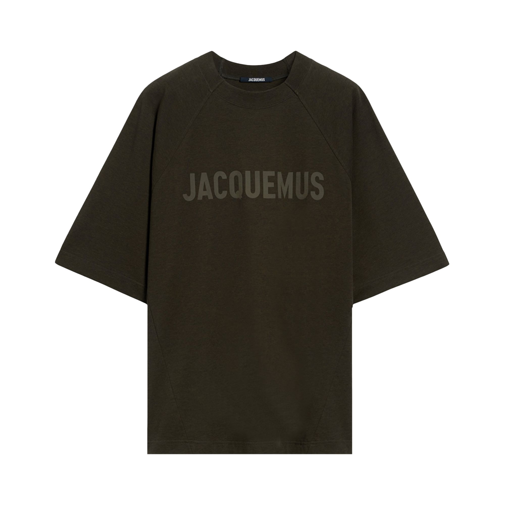Pre-owned Jacquemus Le T-shirt Typo 'multicolor/brown' | Multi-color | Men's Size Xxl