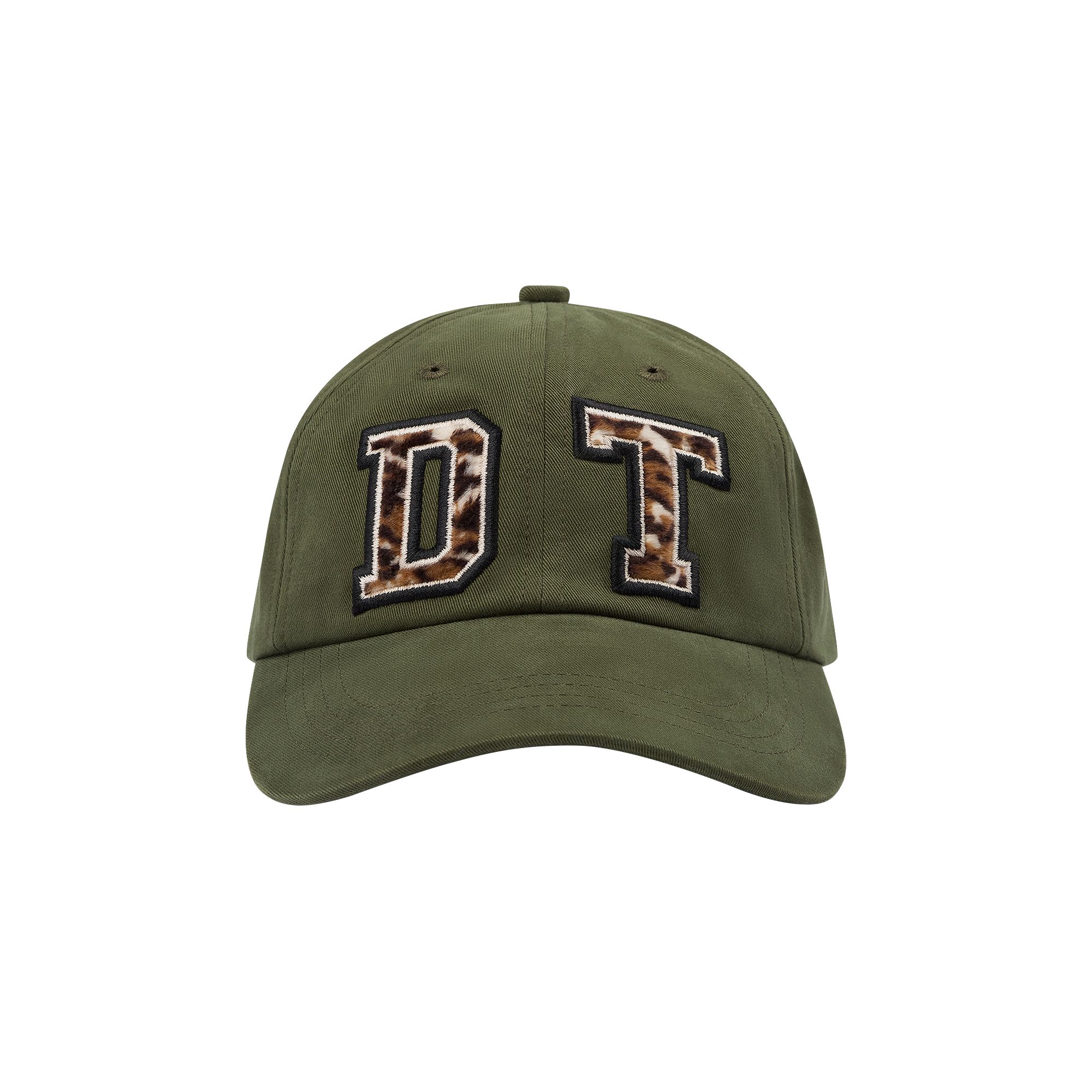 Pre-owned Denim Tears Panther Print Fur Cap 'olive' | Green | Men's Size Onesize