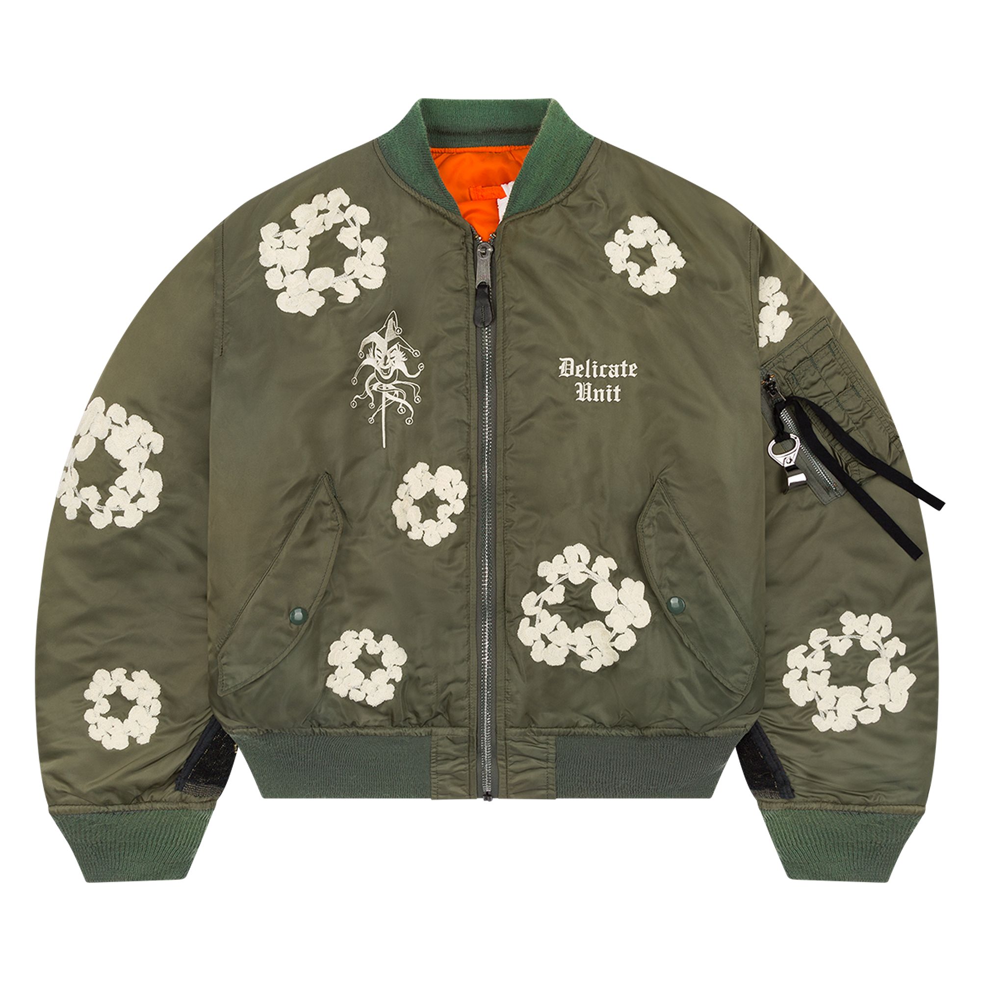 Pre-owned Denim Tears X Delicate Unit Bomber Jacket 'green' | Men's Size M
