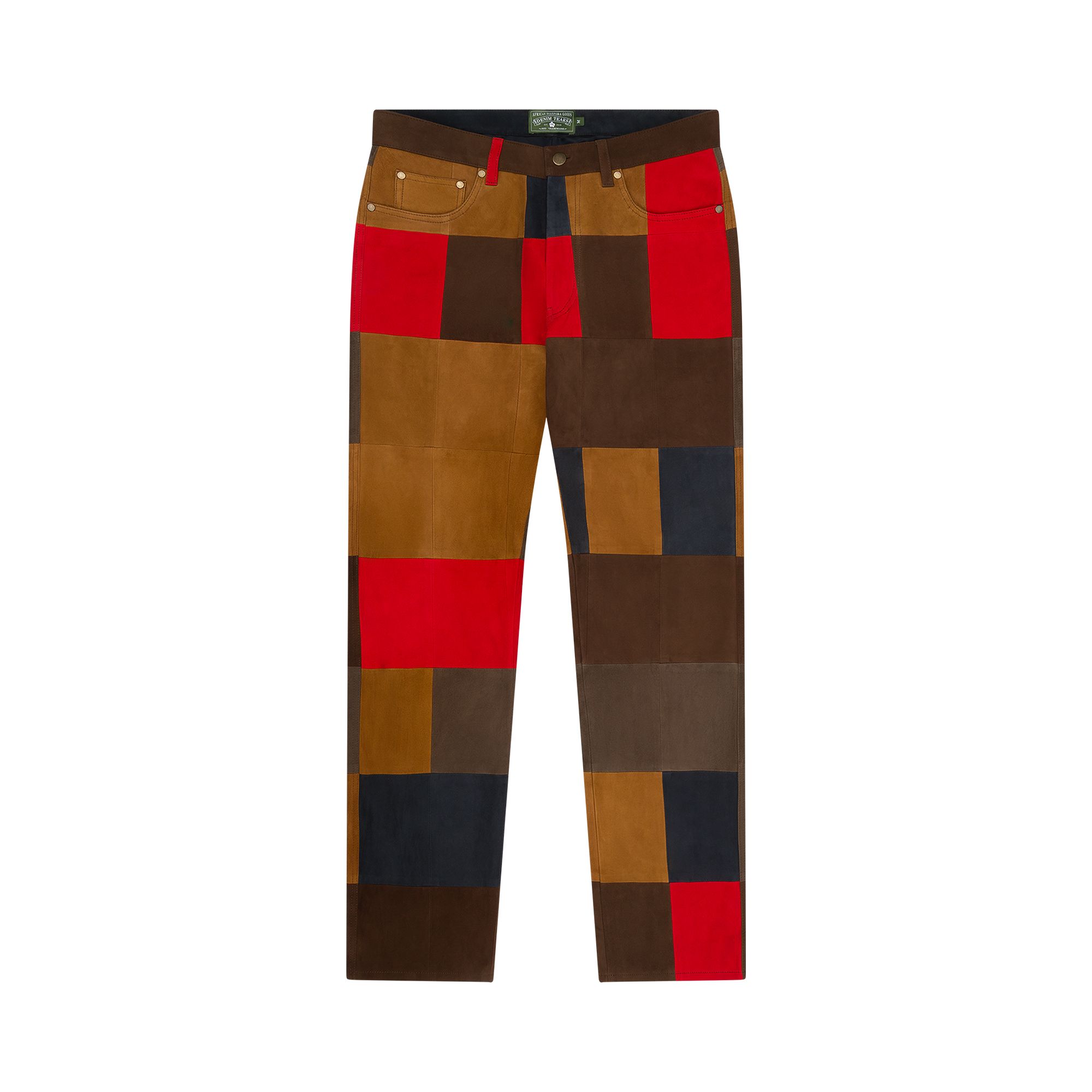 Pre-owned Denim Tears Night-off Suede Pants 'multicolor' | Multi-color | Men's Size L