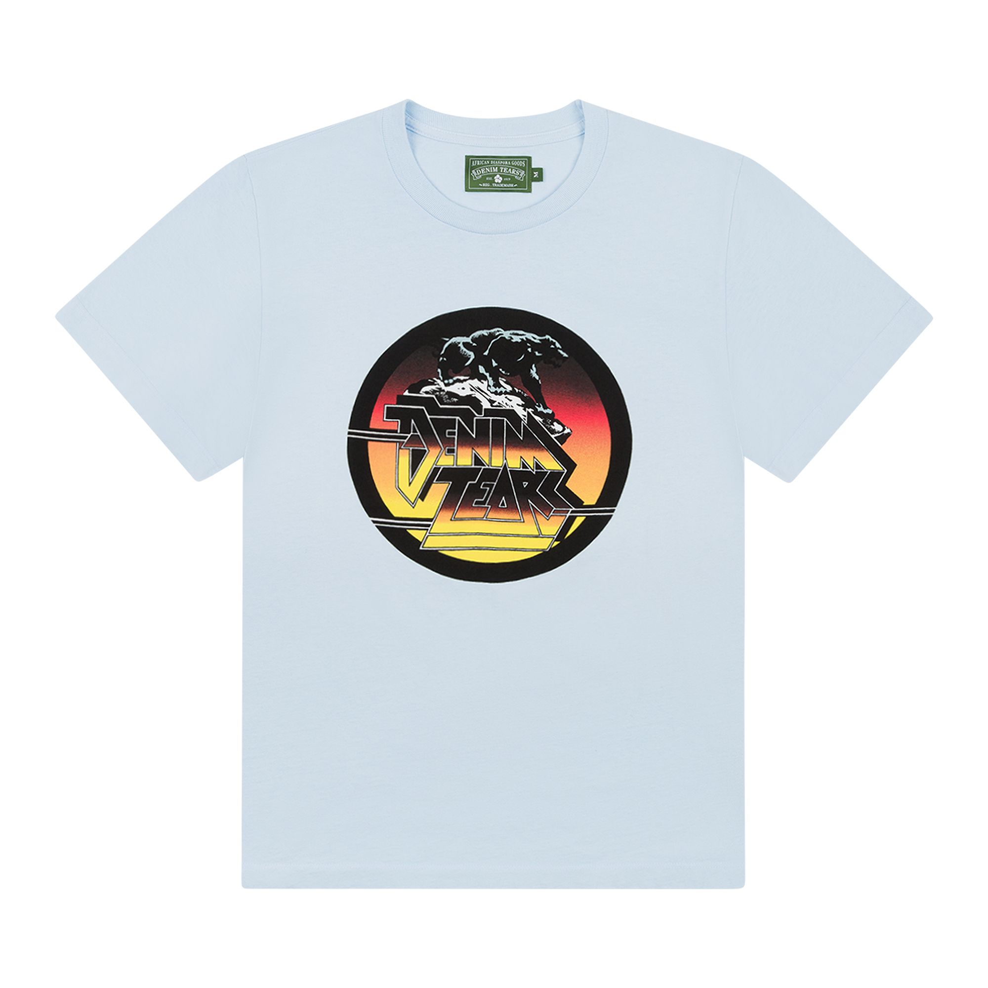 Pre-owned Denim Tears Nightlife Tee 'baby Blue' | Men's Size Xxl