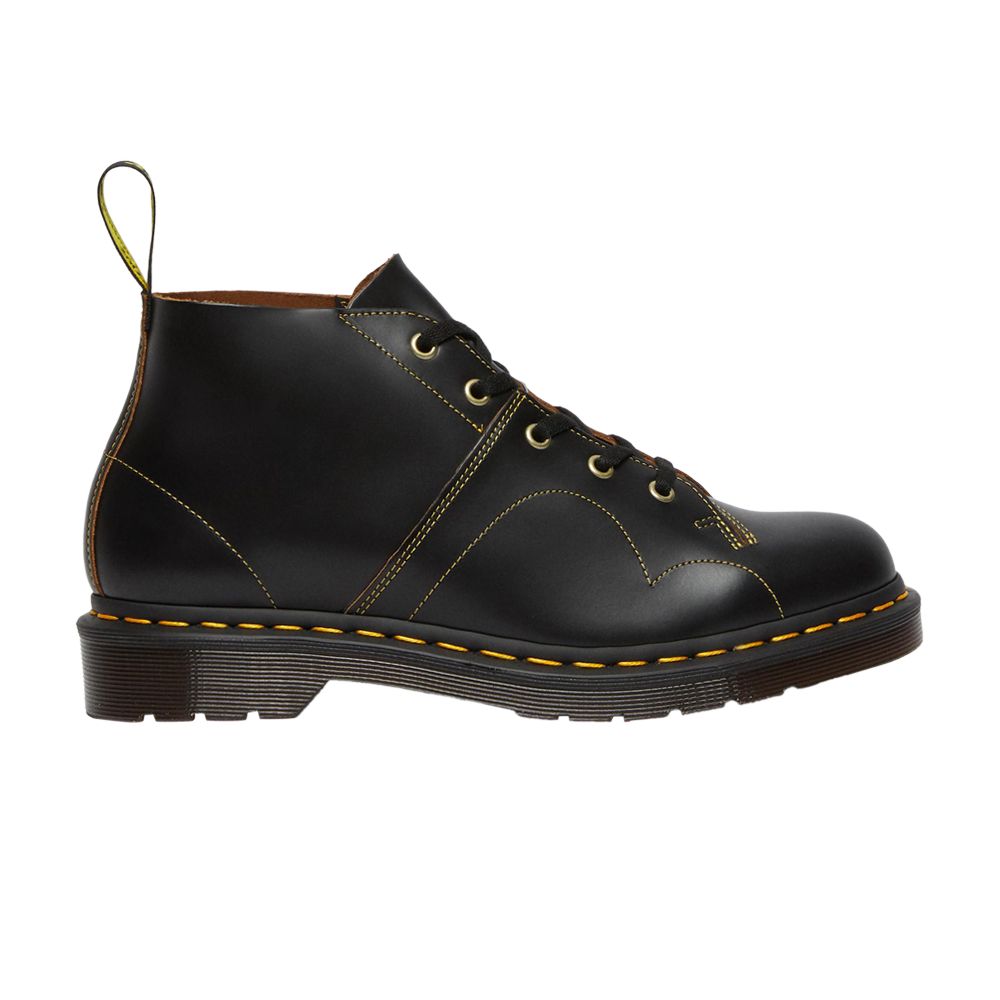 Pre-owned Dr. Martens' Dr. Martens Church Vintage Monkey Boot 'black' | Men's Size 8
