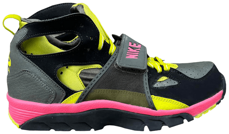 Nike Air Trainer Huarache Dark Army Flaming Bright Cactus