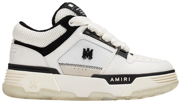AMIRI♡ ホワイト＆オレンジ MA-1 スニーカー White & Orange MA-1 Sneakers by AMIRI on Sale