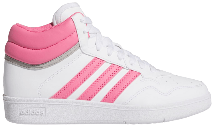 adidas Hoops 40 Mid J White Pink Fusion