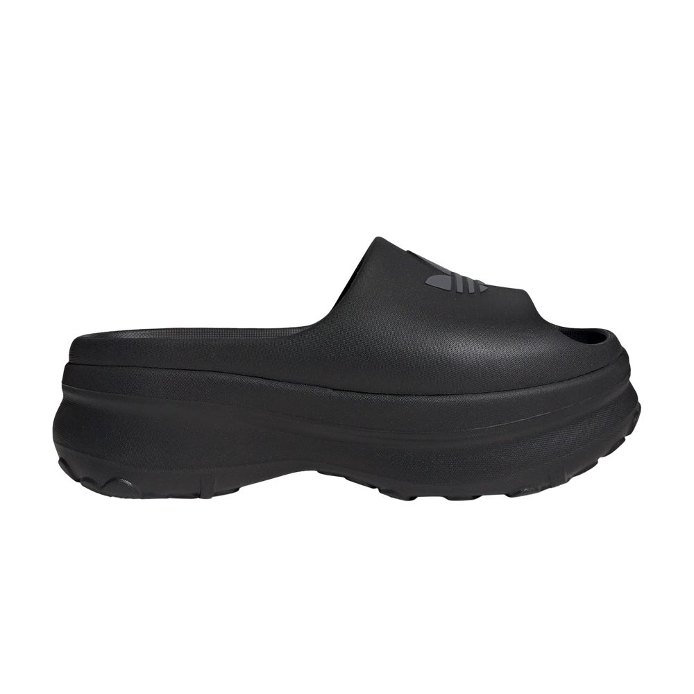 Pre-owned Adidas Originals Adidas Wmns Adifom Stan Smith Slide 'black Grey' | Women's Size 8