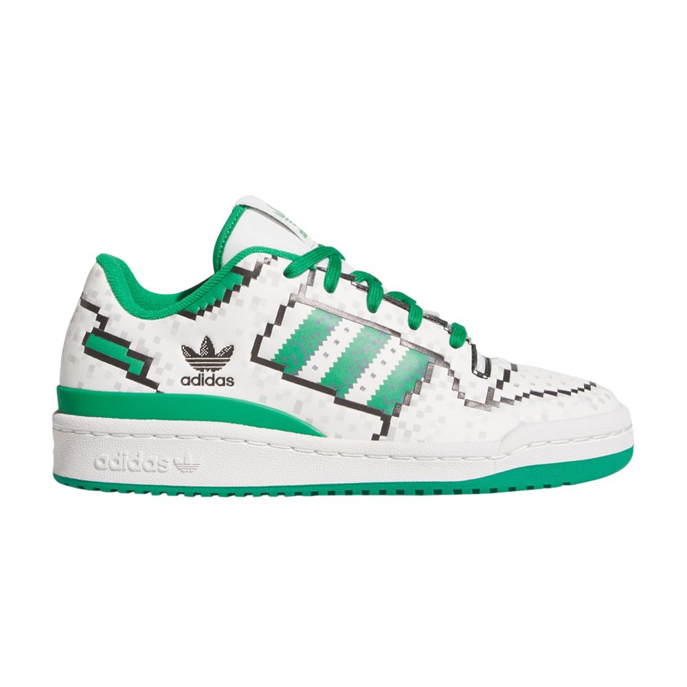 adidas Forum Low CL J 'Pixelated' | Green | Kid's Size 4.5 - JI3399