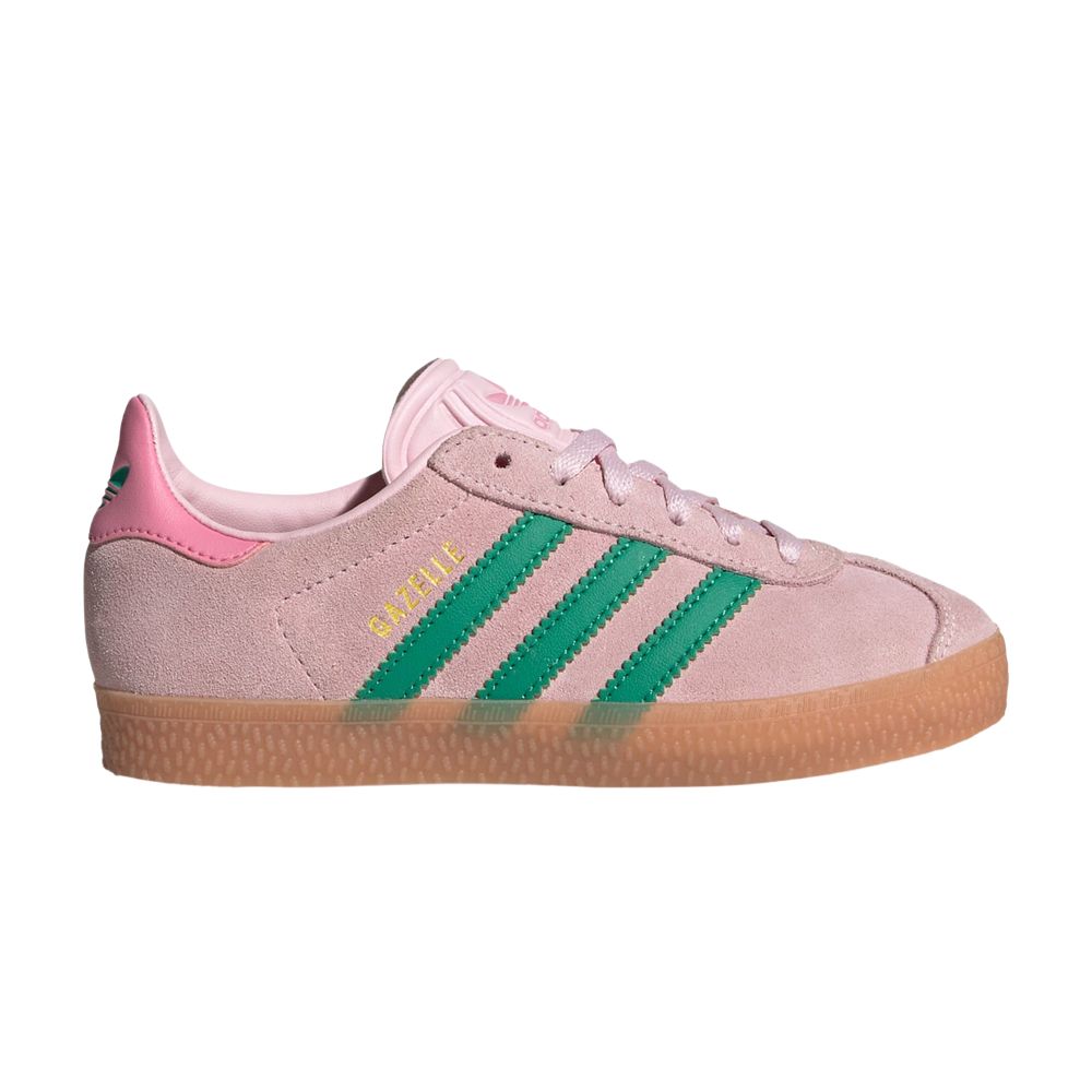 Pre-owned Adidas Originals Adidas Gazelle C 'clear Pink Court Green' | Kid's Size 13.5