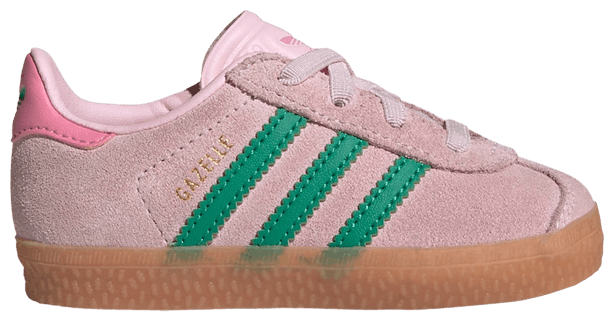 Adidas Gazelle Comfort Closure EL I Clear Pink Court Green