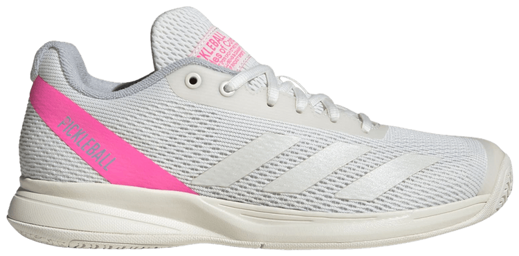 Adidas Wmns Pickleball White Silver Metallic Pink