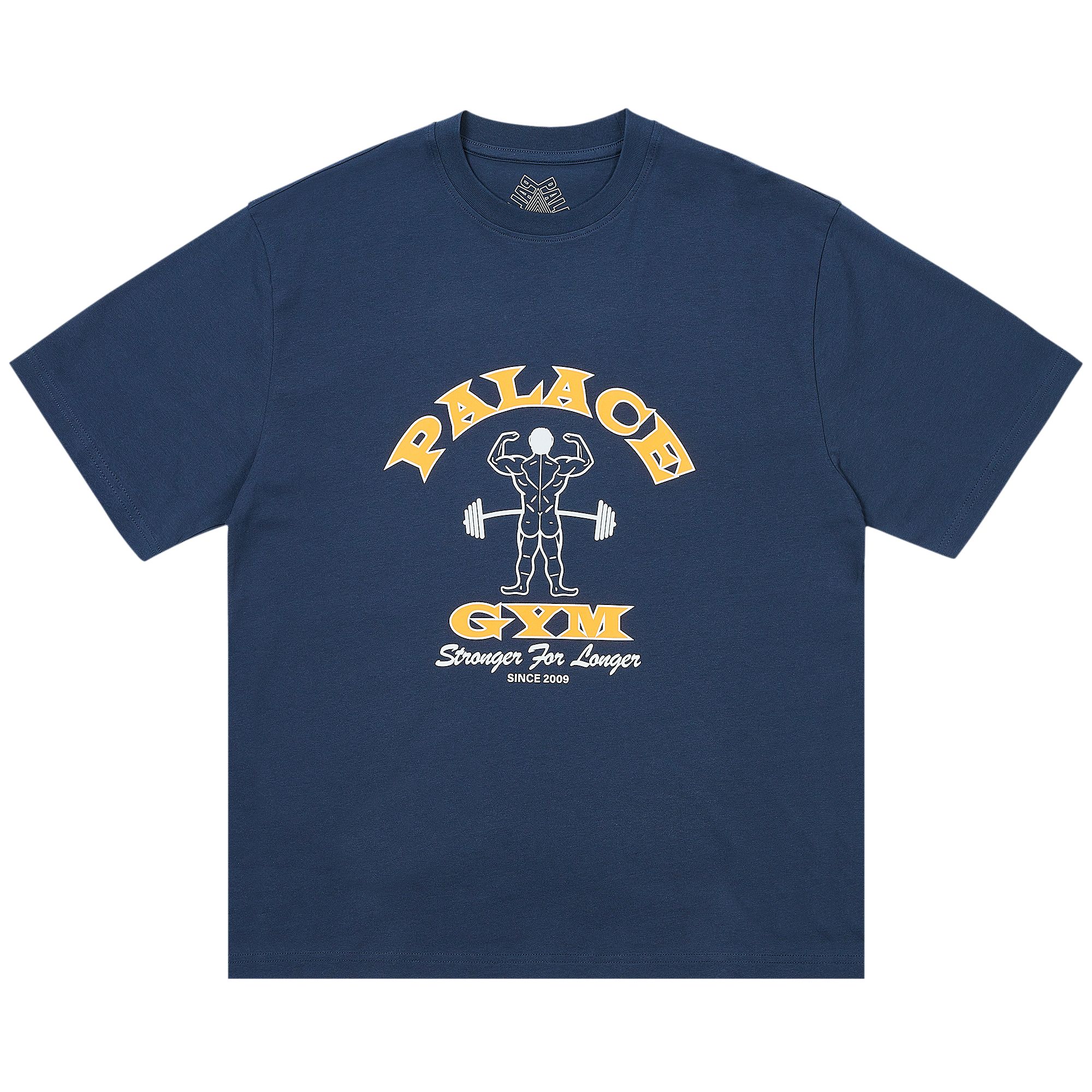 Pre-owned Palace Stronger For Longer T-shirt 'navy' | Blue | Men's Size M