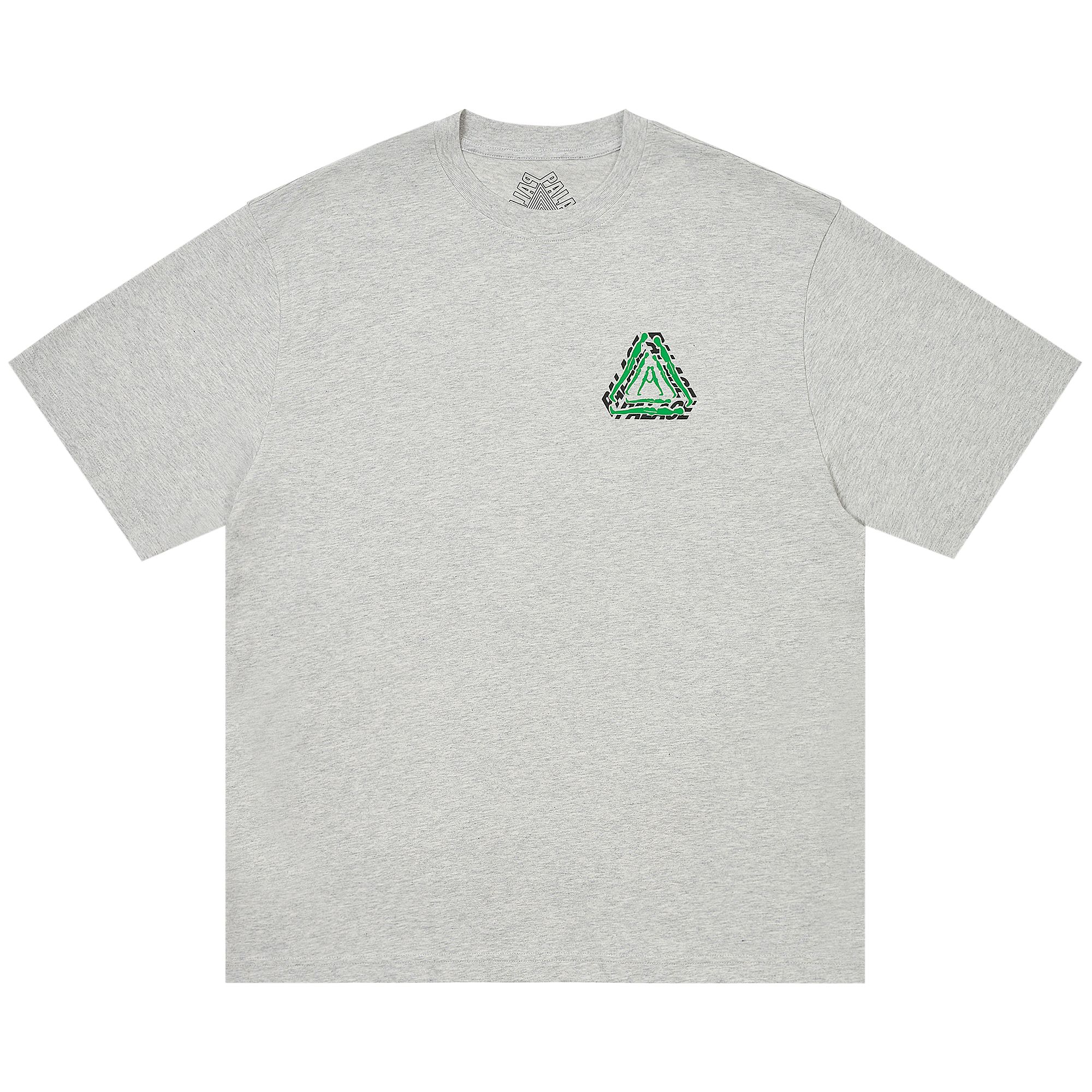 Pre-owned Palace P3 Lean T-shirt 'grey Marl' | Men's Size L In Gray
