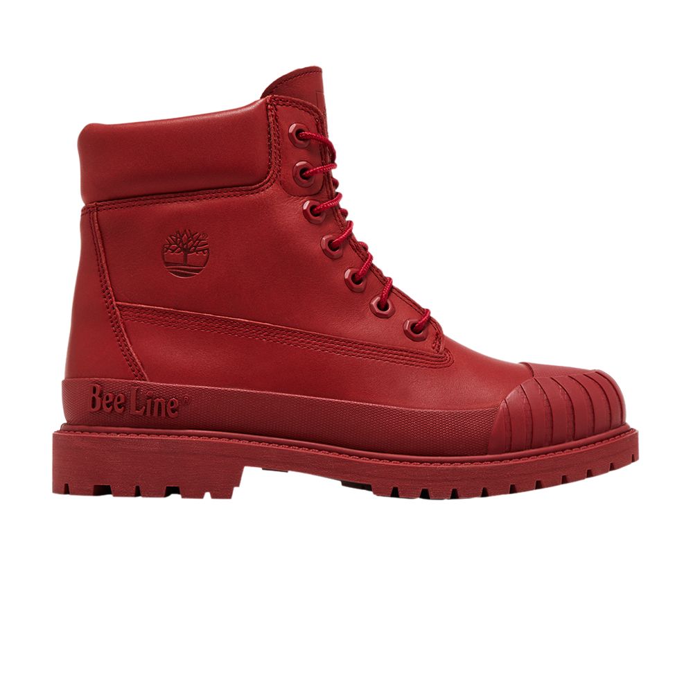 Pre-owned Timberland Bee Line X Wmns 6 Inch Rubber-toe Waterproof Boot 'red'